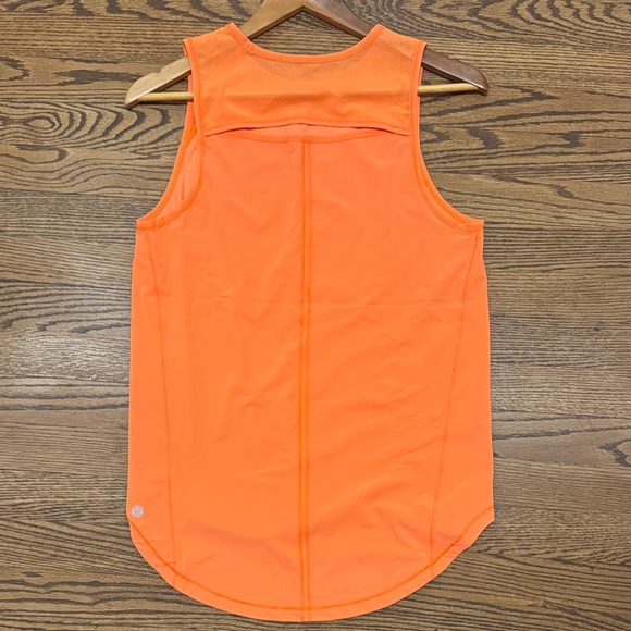 Lululemon Athletica Bright Orange Tank Top - Picture 3 of 4